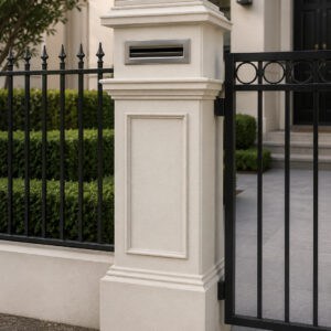Henley Standard Size Mail Slot & Back