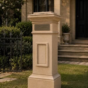 Pedestal A4 Mail Slot & Back