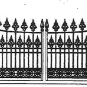 Rochdale Wheel Style Fence
