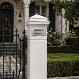 Park Stone Standard Size Mail Slot & Back