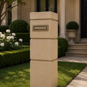 Keystone A4 Mail Slot & Back