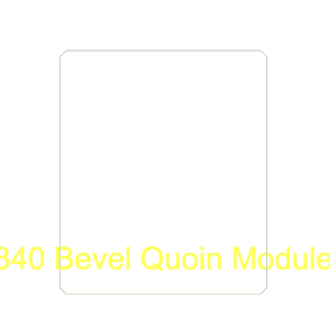 340 Bevel Quoin Module Shaft