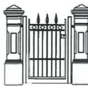 Paddington Diamond Gate with Spears