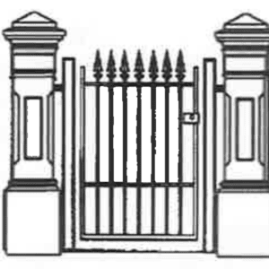 Regent Gate with Spears